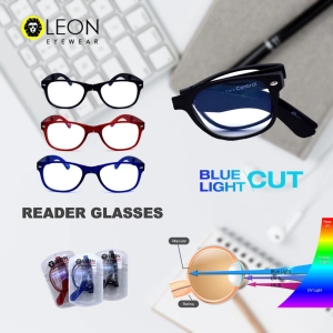 ภาพหน้าปกสินค้าLeon Eyewear แว่นสายตายาวกรองแสงสีฟ้า พับได้ Leon Blue Care Control ซึ่งคุณอาจชอบสินค้านี้