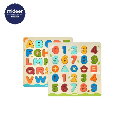 Alphabet & Number Board บอร์ดไม้ ABC และตัวเลข