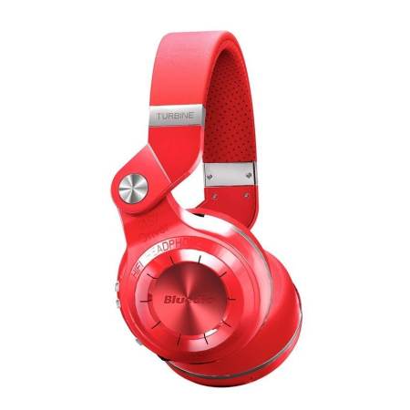Bluedio หูฟัง Bluetooth 4.1 HiFi Super Bass Stereo Headphone รุ่น T2  (Red)
