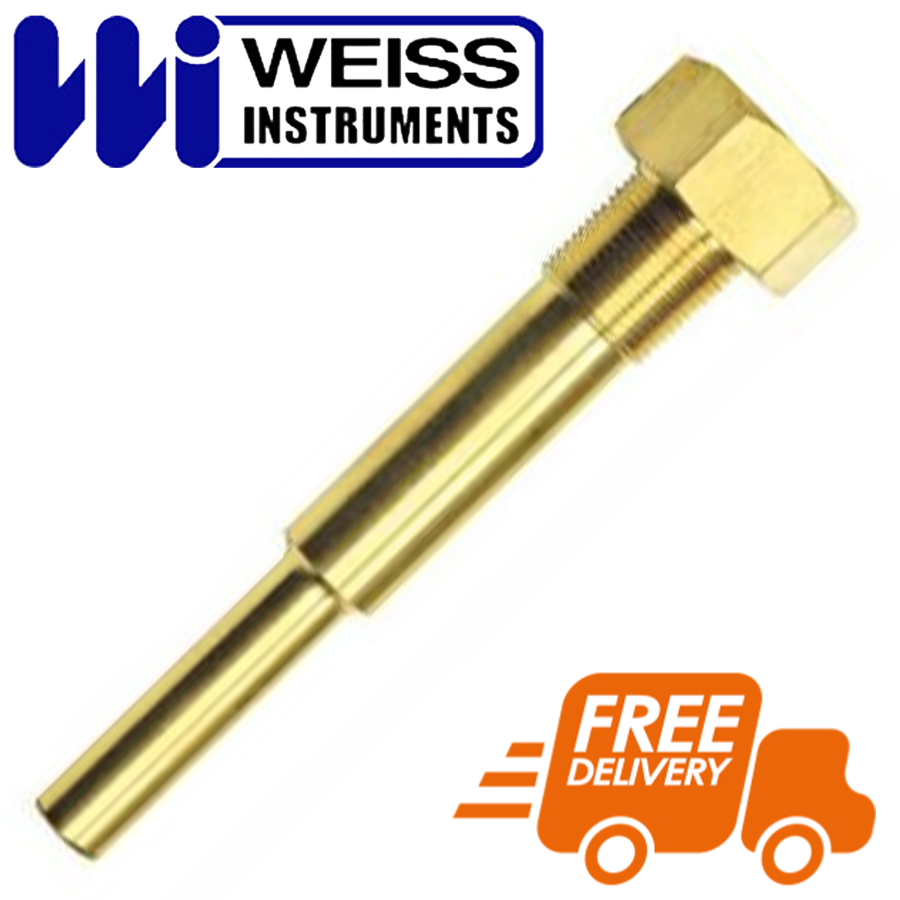 WEISS Instrument Lead Free Brass Thermowells For Industrail glass Model