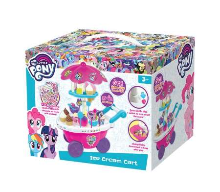 K TOYS รถเข็นไอศกรีม มายลิตเติ้ลโพนี่ ลายลิขสิทธิ์แท้ ขนาด ย 20*ก 3.3*ส 38 ซม.