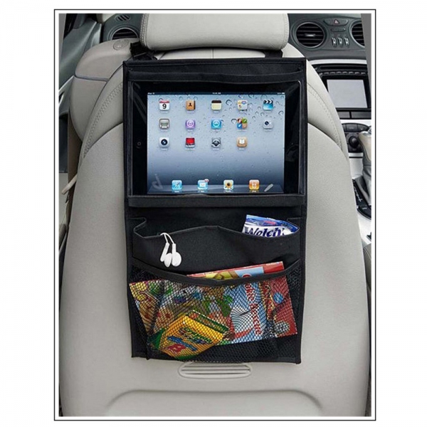 ที่ใส่ของหลังเบาะ ที่เก็บของ ในรถ ที่ว่างแท็บเล็ต ipad Carsun High Quality Car Rearseat Organizer Ipad Holder Pouch