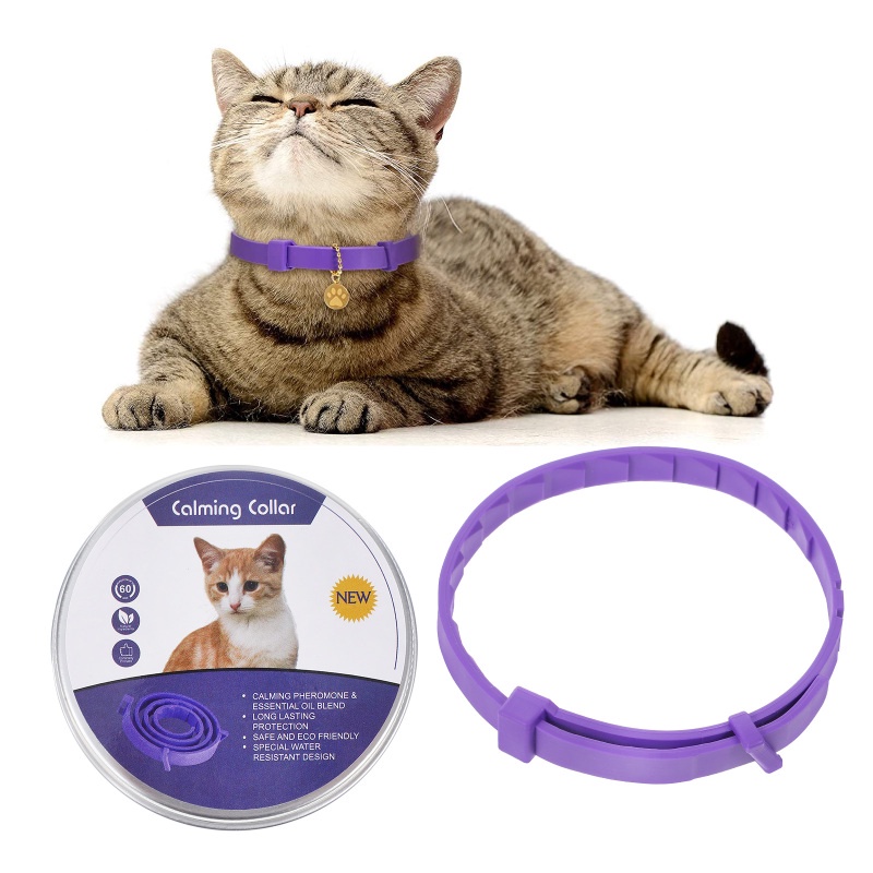 Picture of 5pcs Calming Cats ปลอกคอปรับได้ Cat Calm Collar ปลอกคอแมวผ่อนคลาย (สี ...