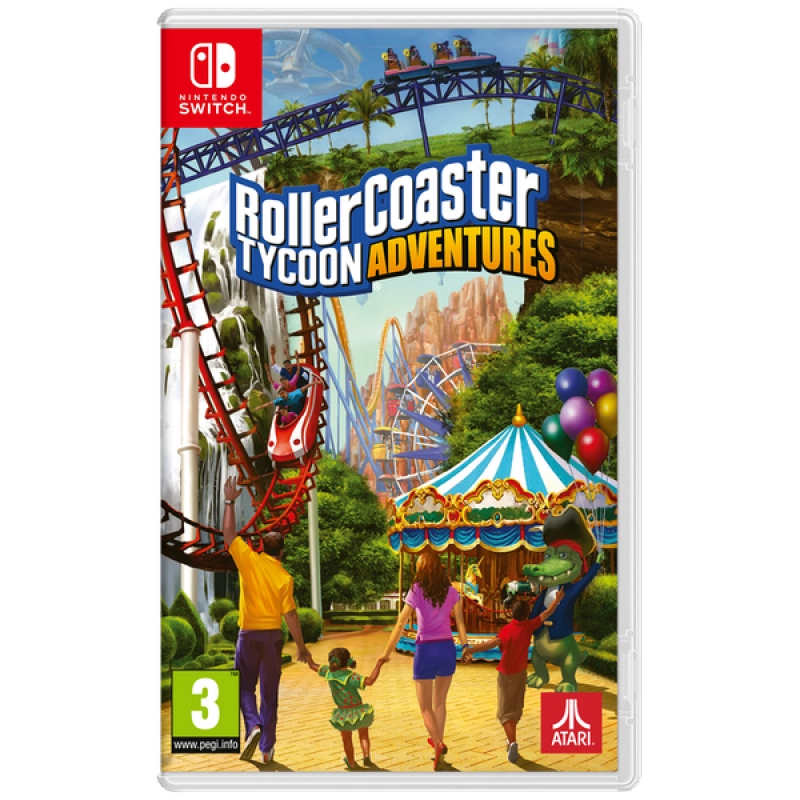 ภาพหน้าปกสินค้าnintendo switch roller coaster tycoon adventures ( english zone 2 )