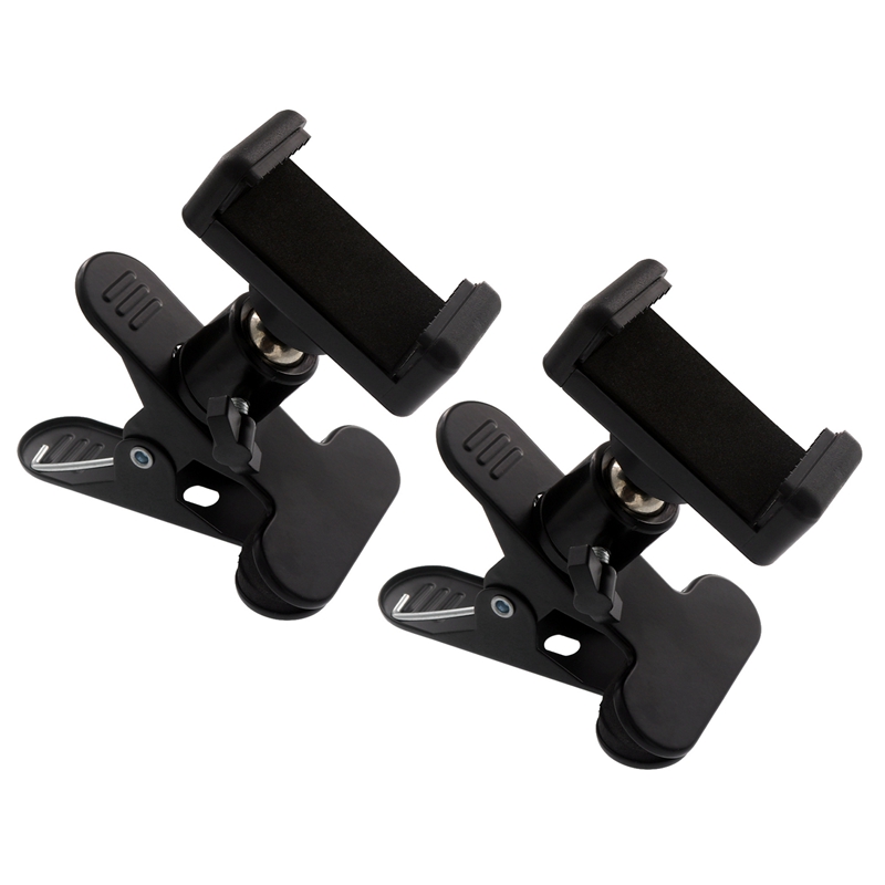 Guitar Bass Ukulele Headstock Cell Phone Holder for Most Brands and Models Cell Phone for Close Up Home Music Recording