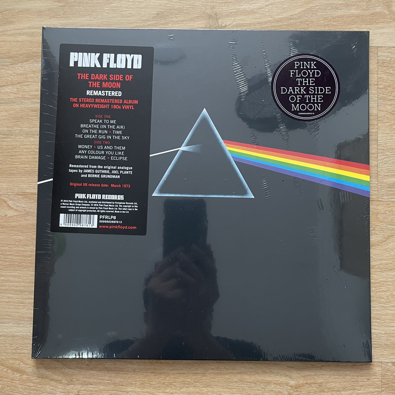 แผ่นเสียง Pink Floyd The dark side of the moon  แผ่นเสียงใหม่ ซีล made in EU