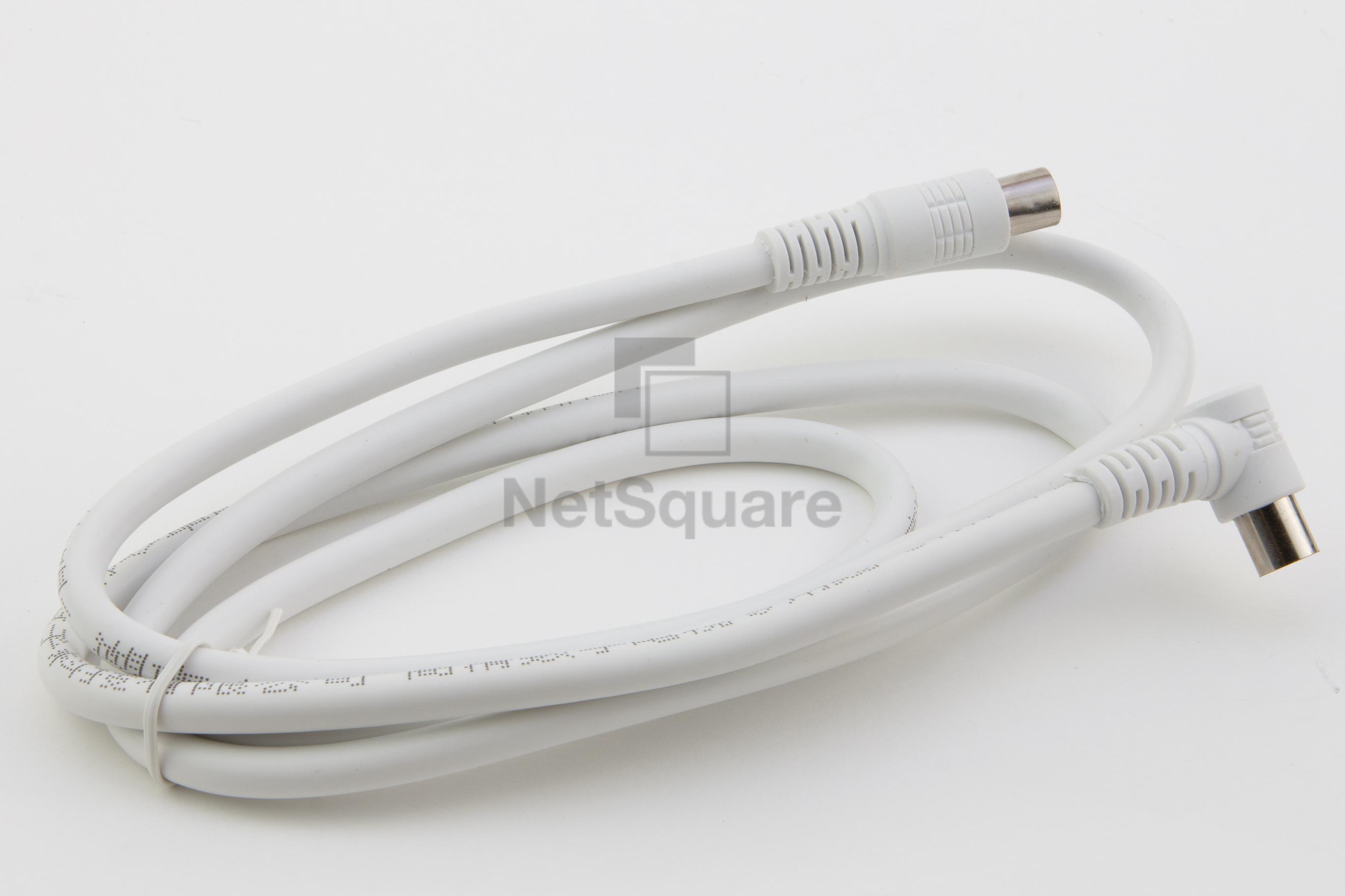 TV Coaxial RF Cable สายอากาศทีวี สีขาว 1.5m/3m/5m - NetSquare - ThaiPick
