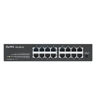 Gigabit Switching Hub Zyxel (GS-1100-16) 16 Port