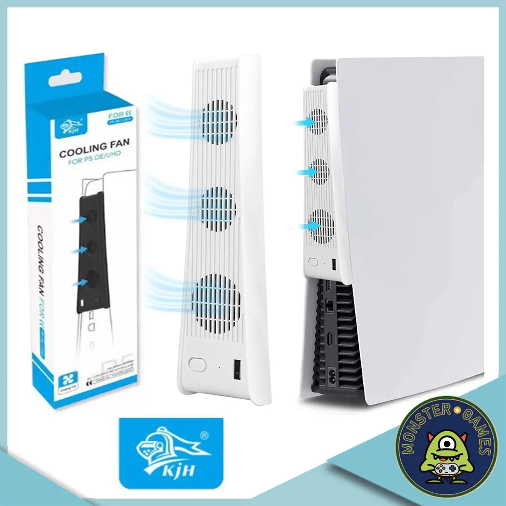 KJH Cooling Fan For PS5 Ultra HD & Digital Edition (พัดลม PS5)(พัดลมระบายความร้อน PS5)(KJH)(Playstation 5 Cooling Fan)