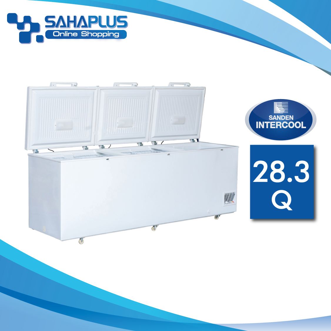ตู้แช่แข็งฝาทึบ Sanden รุ่น SNQ-0805 ขนาด 28.3 Q ( รับประกันนาน 5 ปี ) ตู้แช่แข็งฝาทึบ Sanden รุ่น SNQ-0805 ขนาด 28.3 Q ( รับประกันนาน 5 ปี )