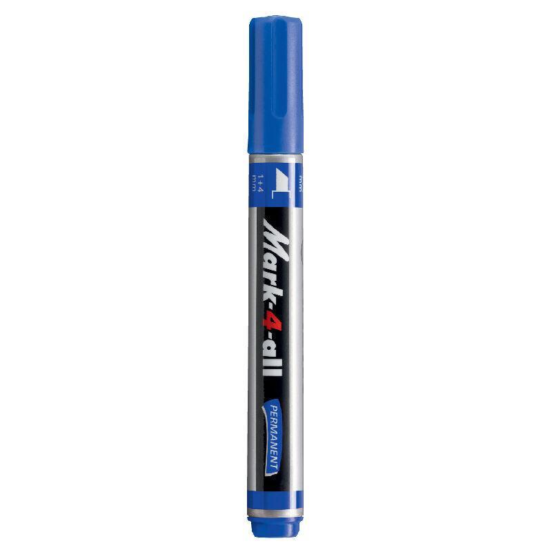 Electro48 STABILO Mark-4-all ปากกาหัวตัด สีน้ำเงิน 653/41