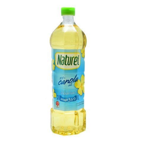 Naturel 100nola Oil with Omega 3,6,9 1L เนเชอรัล น้ำมันคาโนล่า มีโอเมก้า3 6 9 ขนาด1ลิตร