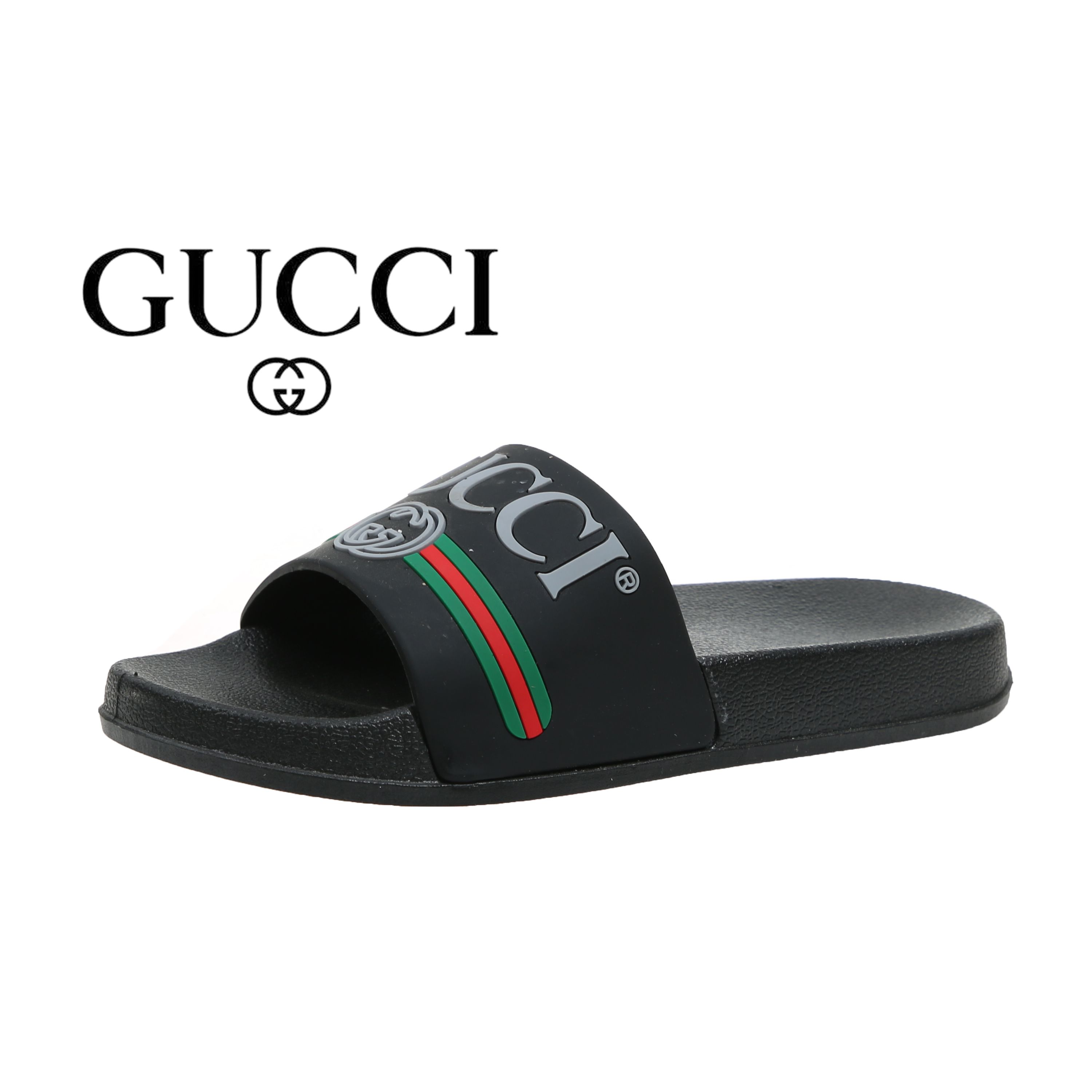 *Best Selling* Gucci รองเท้าแตะลำลองแฟชั่นผู้ชาย รองเท้าเพื่อสุขภาพ
