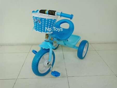 Np Toys รถจักรยานเด็ก สามล้อถีบ สำหรับเด็ก  มีตระกร้าหน้า/หลัง No.4006