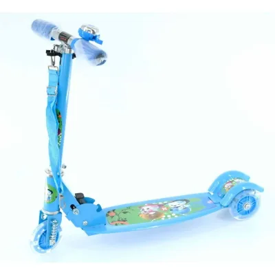 Scooter kids Children scooter Balance bike for kids Pedal scooter Kick scooter, 3 wheel scooter, with lights on both front and rear wheels.