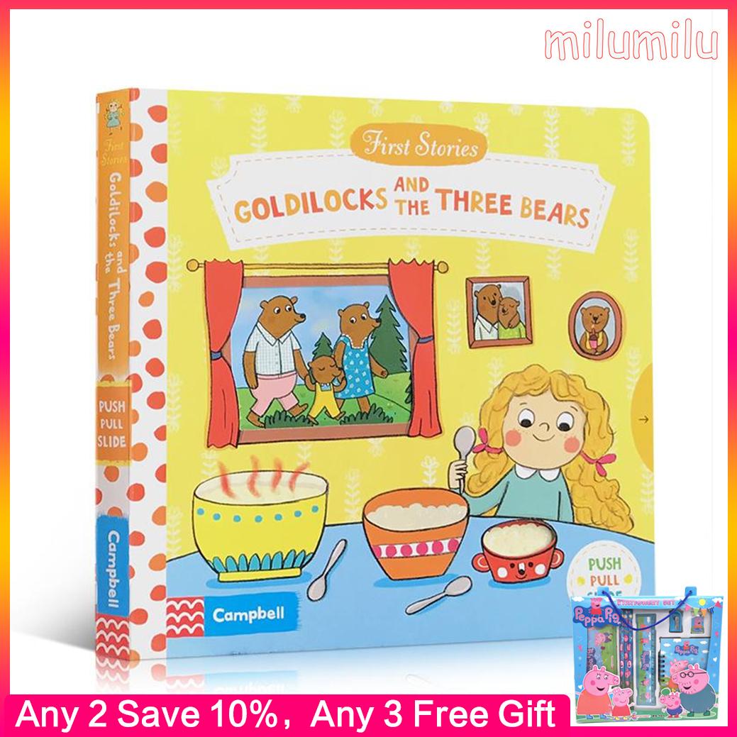 Original หนังสือภาษาอังกฤษ First Stories BUSY Goldilocks และหมีสามตัวหนังสือนิทาน 3-6 ปีเด็กของเล่นเพื่อการศึกษา