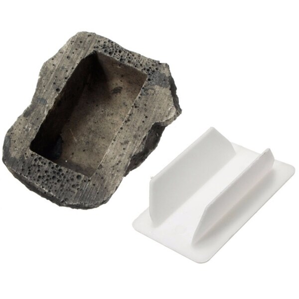 Outdoor Key House Safe Storage Security Rock Stone Case Box Safe for Outdoor Garden or Yard Looks Feels Like Real Stone