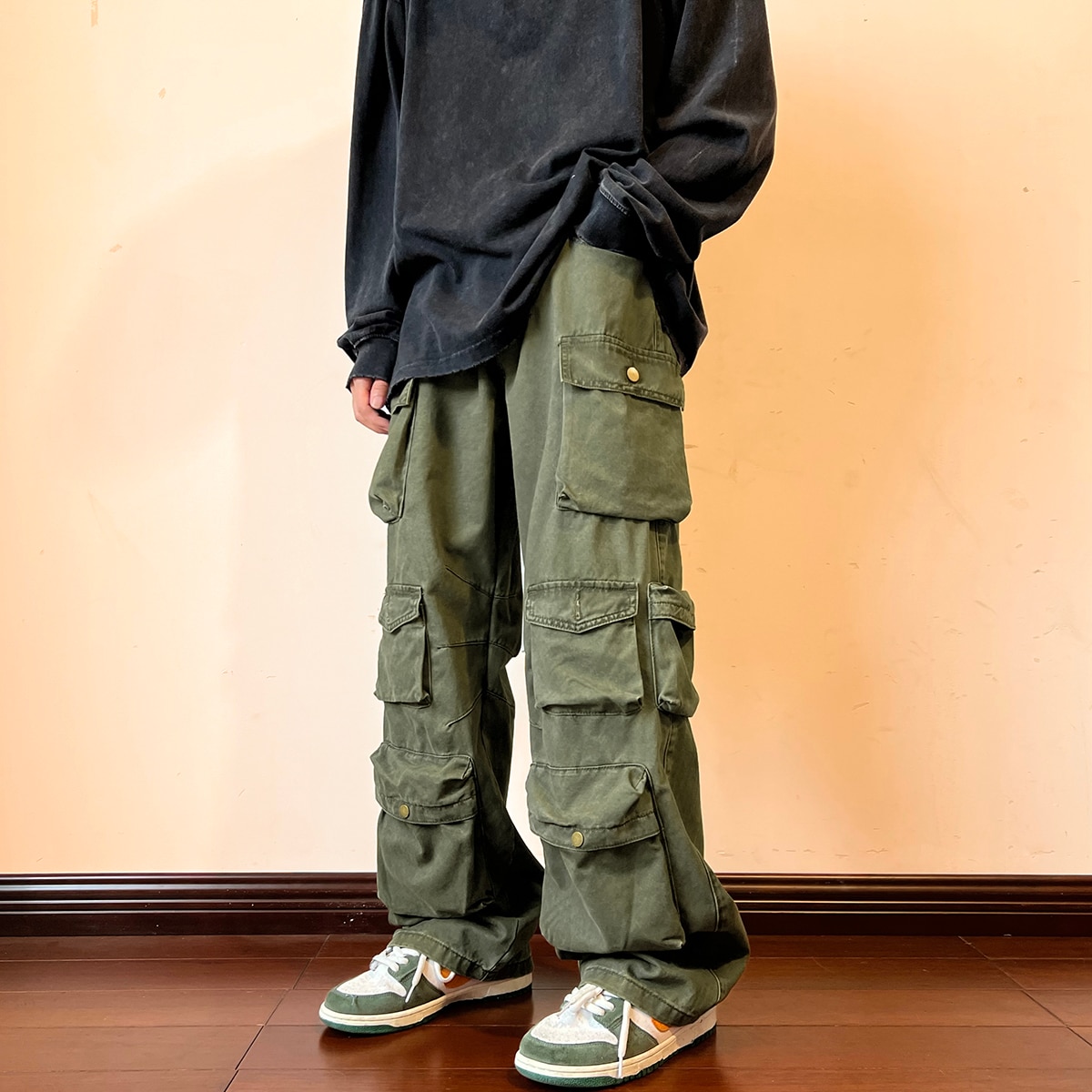 Men's Cargo Pants Pant Harajuku Women Cyber Y2k Vintage