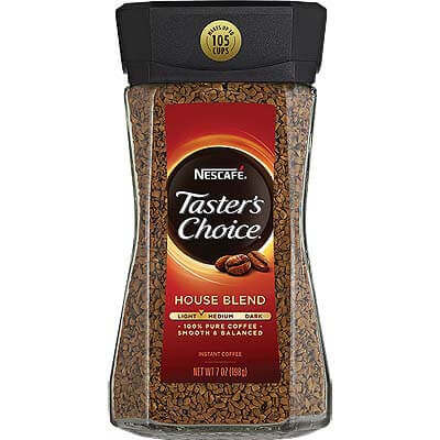 Nescafe Taster's Choice House Blend (USA Imported) เนสกาแฟ เทสเตอร์ชอยส์ กาแฟสำเร็จรูป 198g.