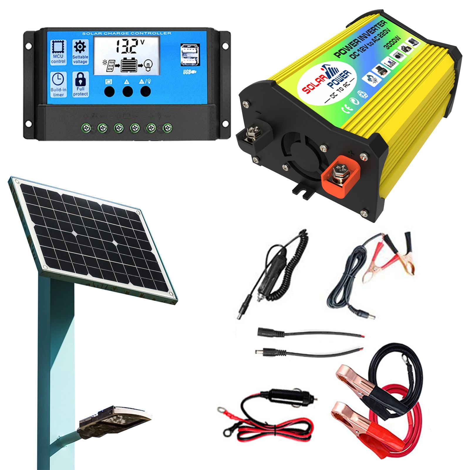 Solar Power System Complete Solar Panel Kit For RV Solar Power System ...