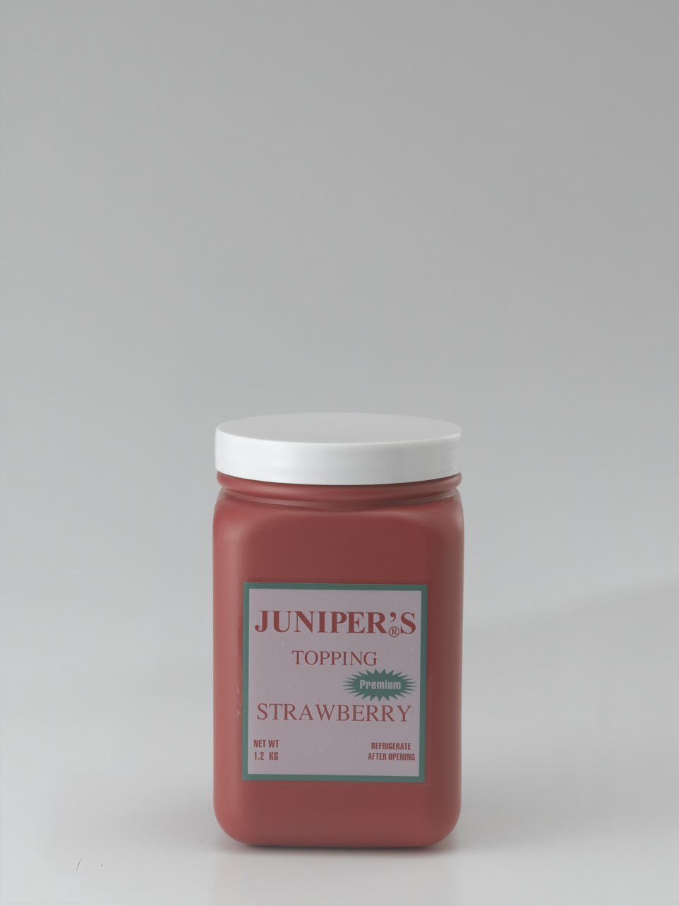 Juniper Strawberry Topping 1.2 KG. (จูนิเปอร์ สตรอเบอร์รี่ ท็อปปิ้ง 1.2 กิโลกรัม)**จำกัดการซื้อ 8 กระปุก / ออร์เดอร์**