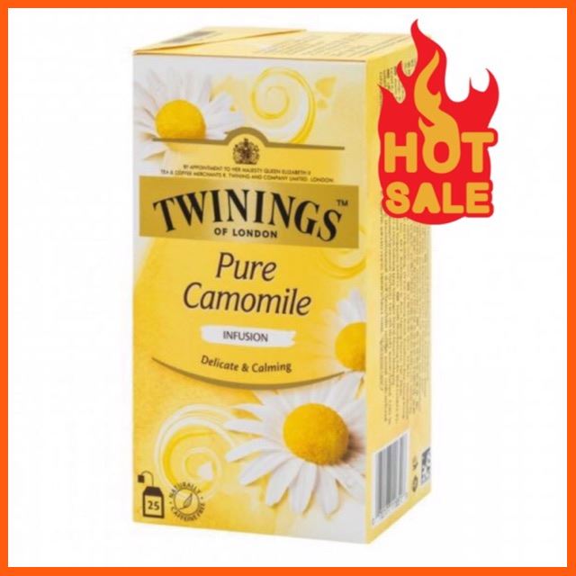 Sale Twinings Pure Camomile Tea ชาทไวนิงส์ เพียวคาโมมายล์ ชาและสมุนไพร