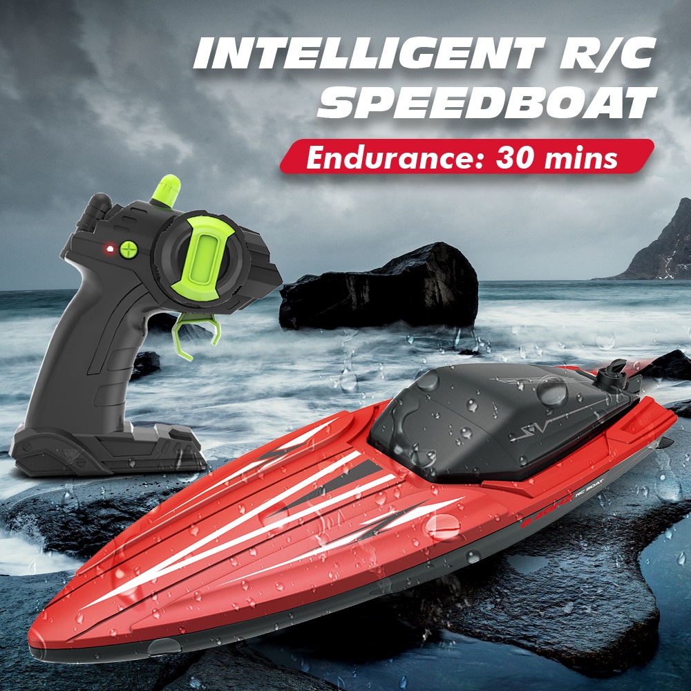 2.4G TY2 RC Boat Waterproof Dual Motor High Speed Racing Speedboat
