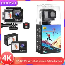 ภาพขนาดย่อของสินค้าAKASO AT-S60TR กล้องกันน้ำ ถ่ายใต้น้ำ กล้องแอคชั่น 4k 60FPS Dual Screen Action Camera พร้อมหน้าจอสัมผัสรองรับไมโครโฟนภายนอก Vlog กล้องป้องกันการสั่นไหว