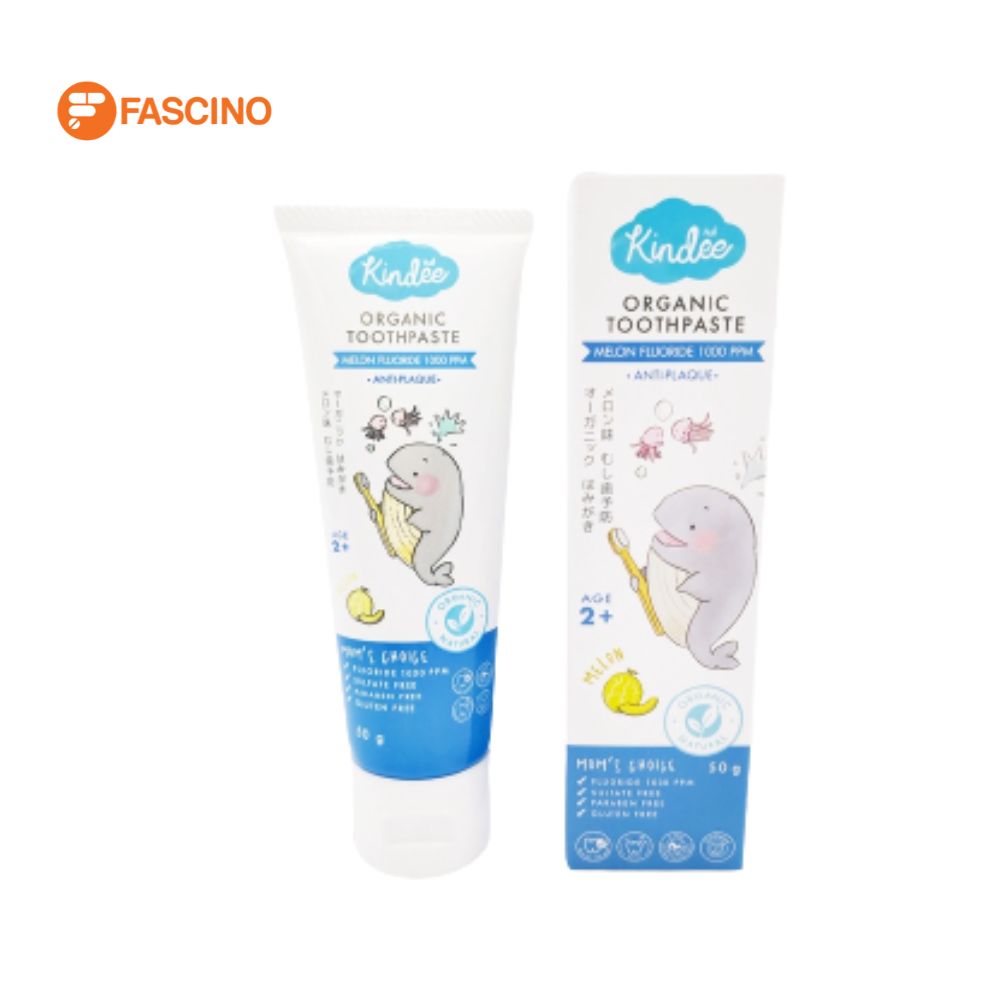 Toothpaste Kindee KINDEE Organic Toothpaste Melon คินดี้ยาสีฟันเด็กออร์แกนิค เมลอน เกรด ...