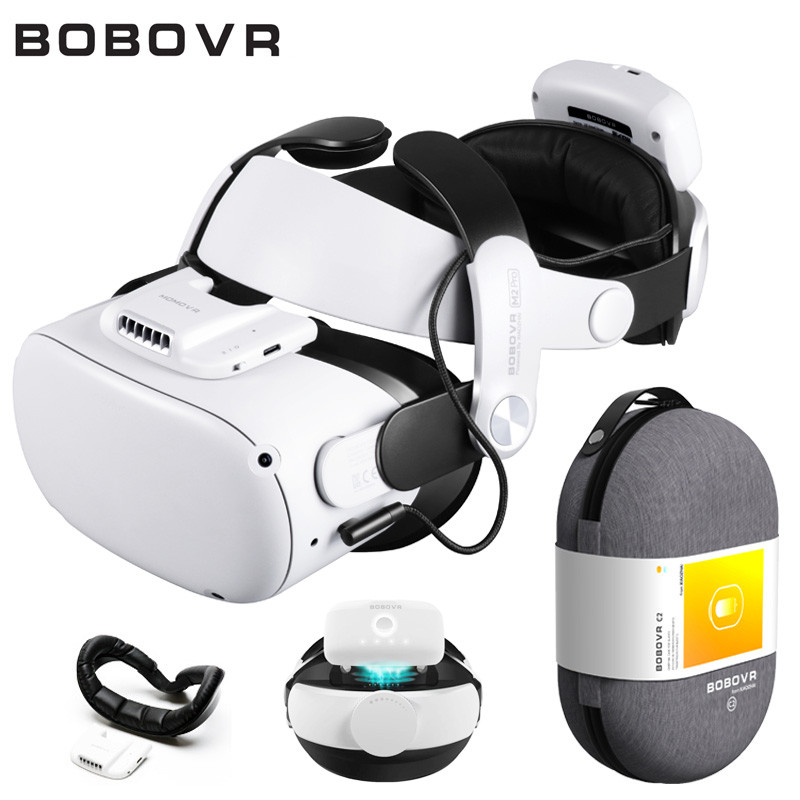 BOBOVR Batterie B2, batterie de rechange M2 Pro 5200 mAh, augmente Quest2 d'environ 3 heures d'autonomie, connexions magnétiques BOBOVR Batterie B2, batterie de rechange M2 Pro 5200 mAh, augmente Quest2 d'environ 3 heures d'autonomie, connexions magnétiques