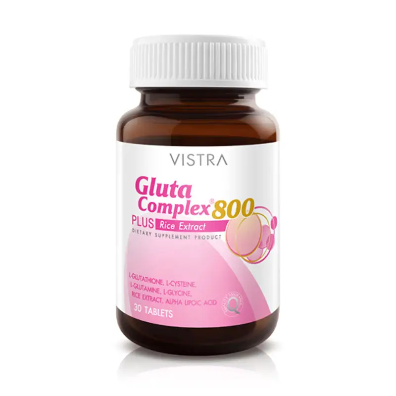 ภาพสินค้าVISTRA Gluta Complex 800 plus Rice Extract จากร้าน B-FIT & WELL บน Lazada ภาพที่ 1