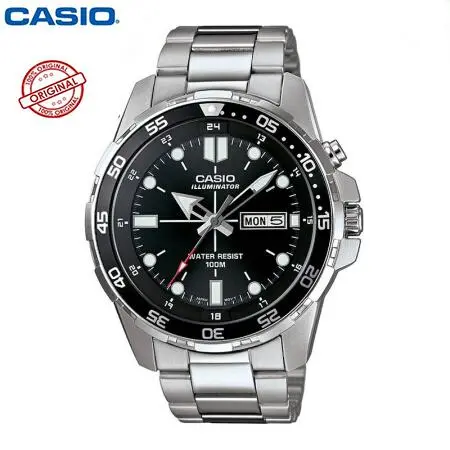 Casio watch Men's Sports Watch Waterproof 200M Fashion Stainless Steel quartz watch MTD1079D-1AV