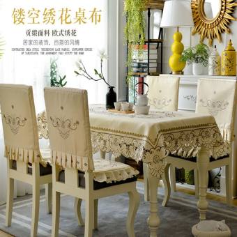 ผ้าคลุมโต๊ะอาหาร ผ้าลูกไม้ แนวยุโรป ยี่ห้อYuanzhongyuan