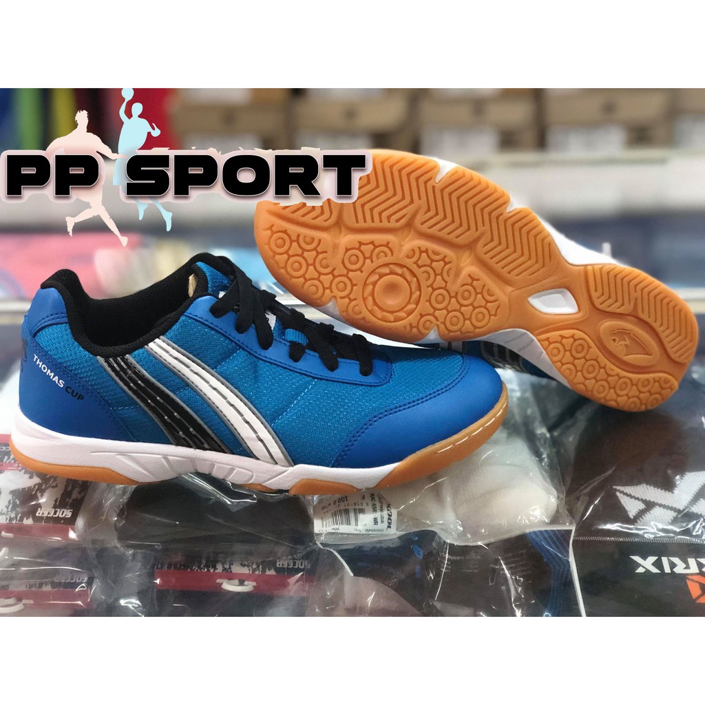(NEWYXFD ลด100!) รองเท้ากีฬา รองเท้า badminton รองเท้าแบดมินตันแพน thomas cap pf 1290 ba สีฟ้า มือ 1 แท้ 100% size6-11us