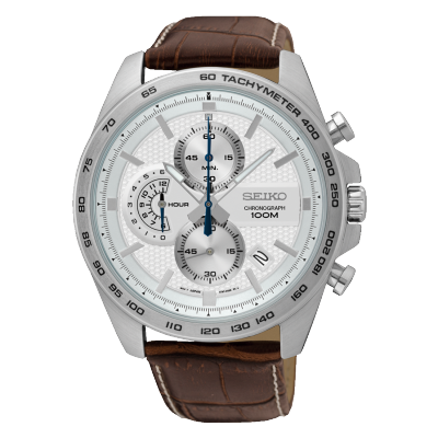 Karnvera Shop นาฬิกาข้อมือผู้ชาย Seiko Chronograph Quartz Tachymeter SSB263P1 Men's Watch