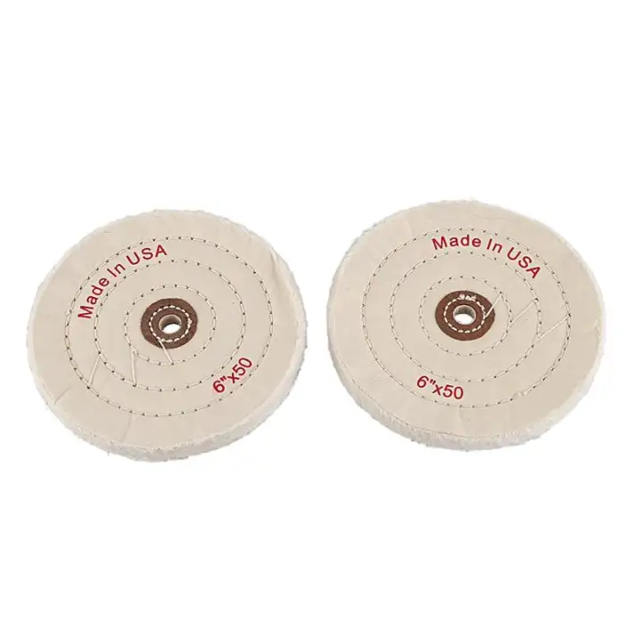 2pcs Mirror Polishing Wheel Ultra Thick Polishing Wheel 6 Inch 70