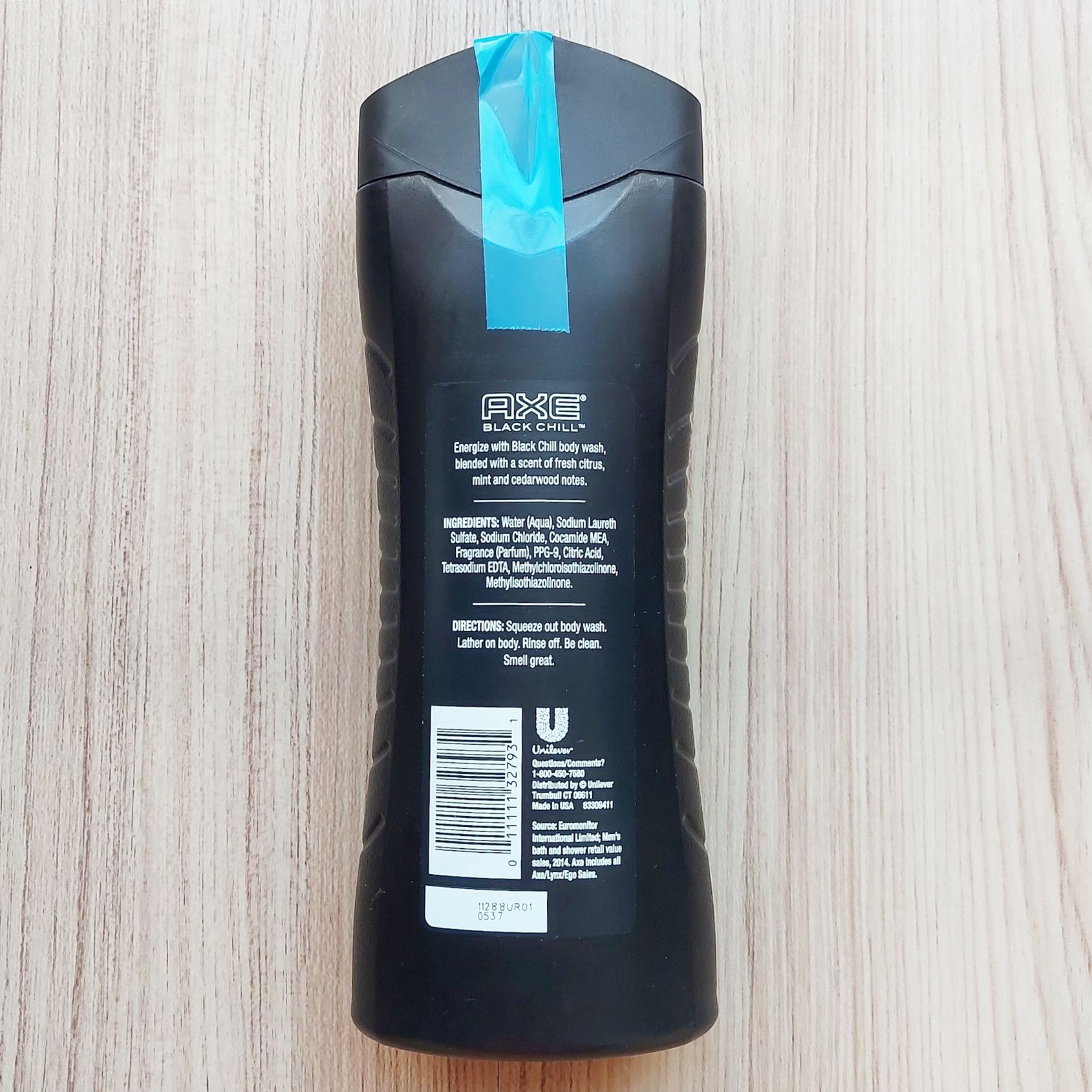 Axe® Body Wash, Black Chill, Clean + Fresh 473 ml แอ๊กซ์ เจลอาบน้ำ