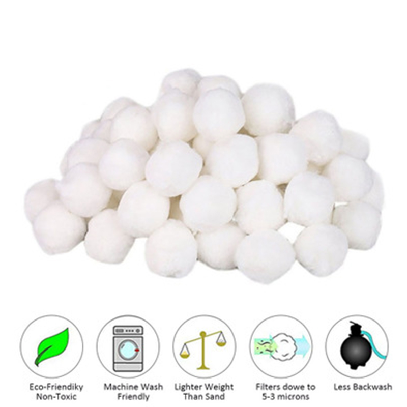 Swimming Pools Filter Balls Portable Wet Dry Cotton Canister Clean Fish