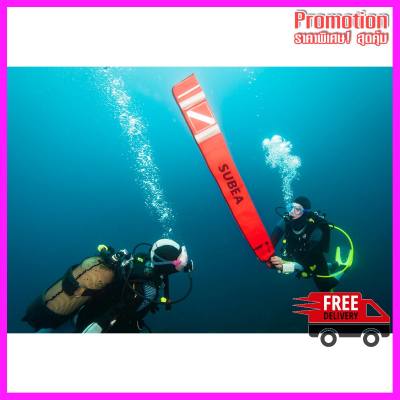 SCD diving surface marker buoy with valve - Orange