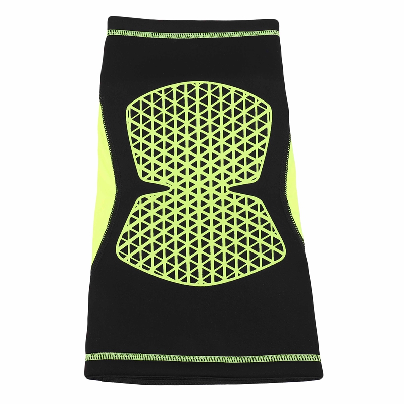 1PC Sports Knee Pads Cycling Breathable Leg Knee Support Brace Wrap Protector Knee Pads Basketball Kneepads Black Fluorescent green L