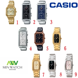 สินค้า Casio Women\'s Watch LTP-1165N-1C, 100% Stainless Steel Strap, 1 Year CASIO Warranty from MIN WATCH