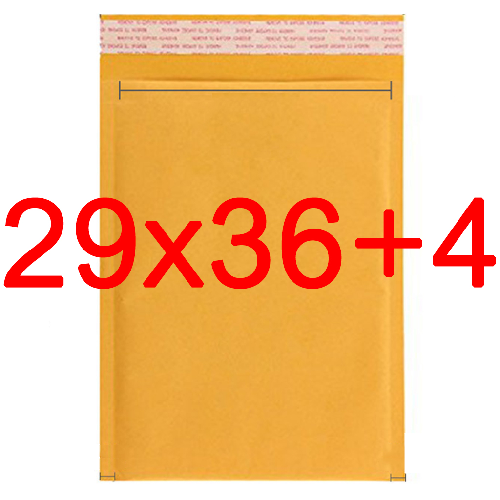 ซองกันกระแทก กระดาษคราฟท์ สีเหลือง มีบัลเบิ้ลด้านใน ซิล ผนึกโดยแถบสติ๊กเกอร์ คุณภาพสูง ราคาถูก ขนาดต่างๆ จำนวน 25 ซอง by Package Maiden สี 29x36+4 สี 29x36+4ขนาดสินค้า Other
