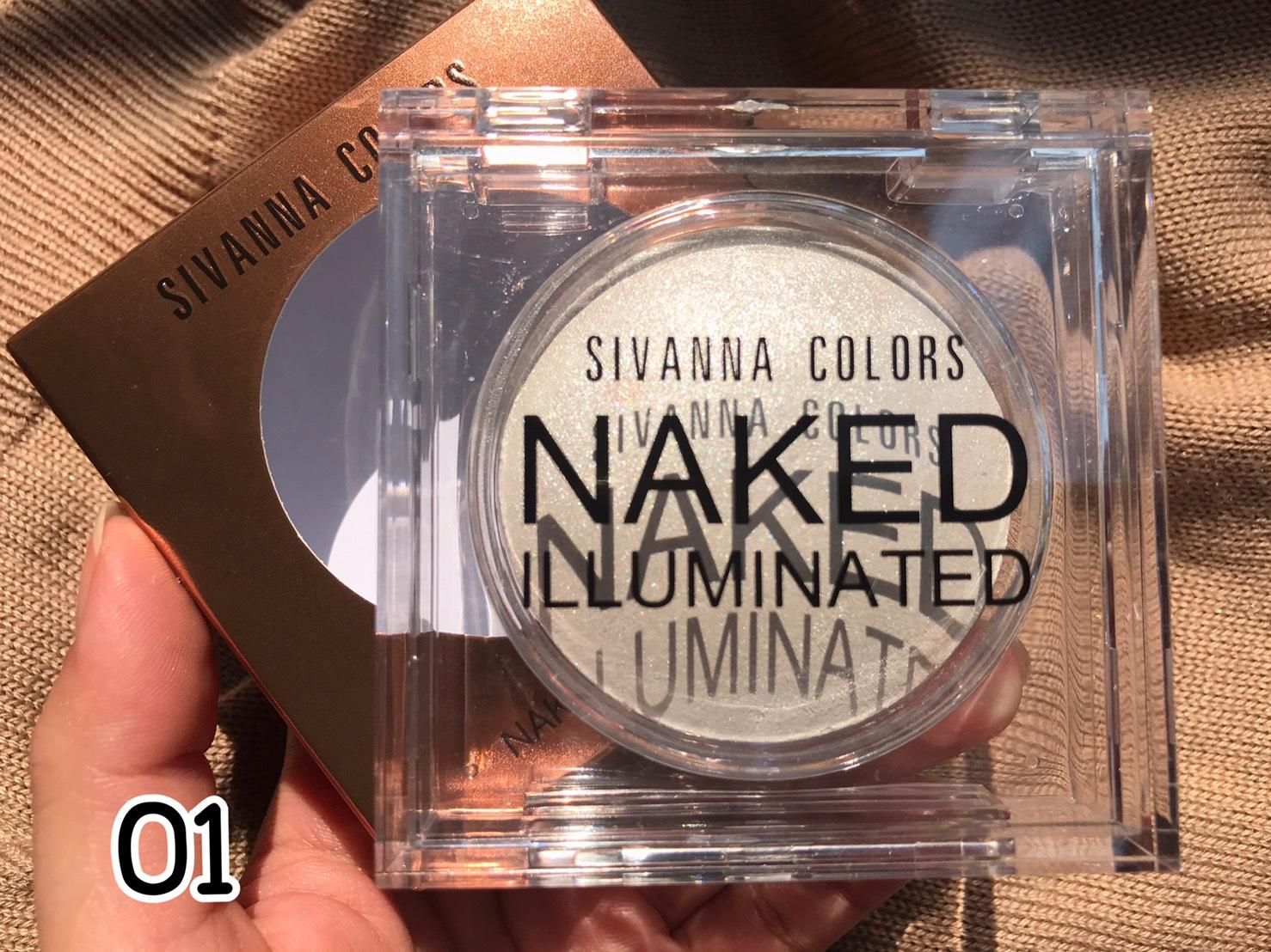 SIVANNA  NAKED ILLUMINATED 363-01 ซิลวานาไฮไลต์ เนื้อสีขาวประกายชิมเมอร์