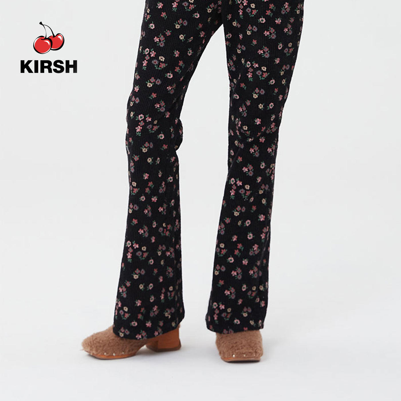 KIRSH] FLOWER PATTERN CORDUROY PANTS |22AW | | Lazada.co.th