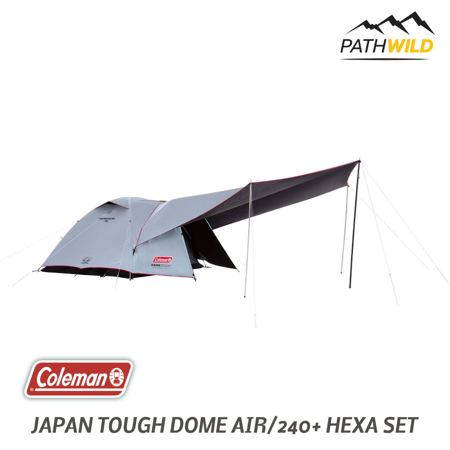 COLEMAN JAPAN TOUGH DOME AIR 240+ HEXA SET เต็นท์ Dark Room COLEMAN JAPAN TOUGH DOME AIR 240+ HEXA SET เต็นท์ Dark Room