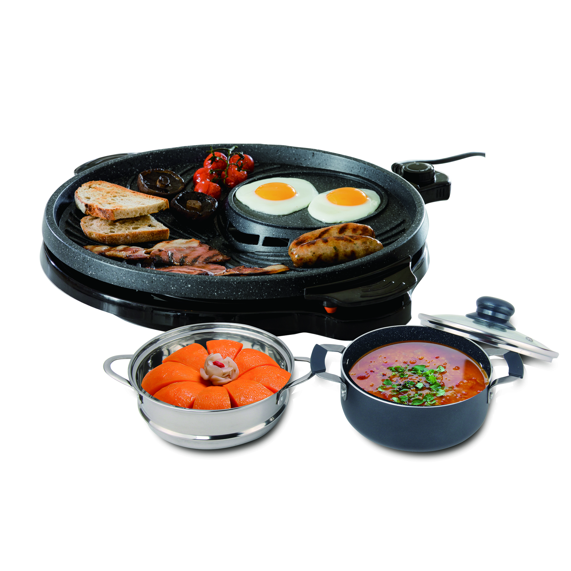 เตาปิ้งย่างอเนกประสงค์พร้อมหม้อสุกี้ Smarthome SM-EG1500 เตาปิ้งย่างอเนกประสงค์พร้อมหม้อสุกี้ Smarthome SM-EG1500