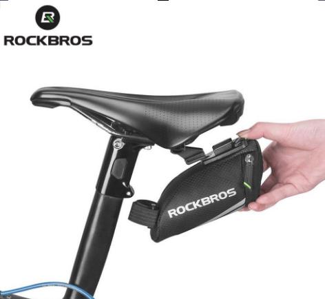 ROCKBROS กระเป๋าติดอานจักรยาน กระเป๋ากระจักรยาน  ไนลอนสะท้อนแสงขี่จักรยานกระเป๋าท้ายจักรยาน ติดตั้งง่าย สะดวก รวดเร็ว