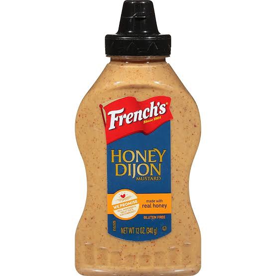FRENCH Honey Dijon mustard 340  g. เฟร้นช์ ฮันนี่ดีจอง มัสตาร์ด 340  กรัม(((ขวดบีบ)))