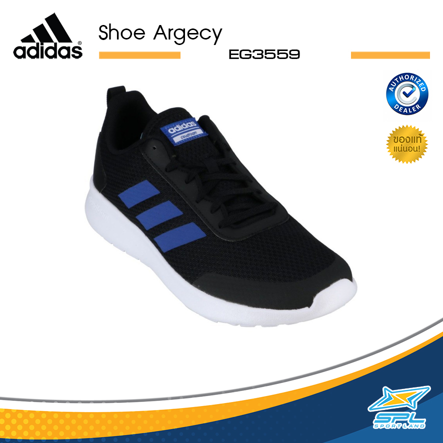 Adidas รองเท้าวิ่ง รองเท้าผู้ชาย รองเท้าออกกำลังกาย อาดิดาส Running Man Shoe Argecy EG3559 (1700) สี ดำ ไซส์ EU 41 สี ดำไซส์ EU 41
