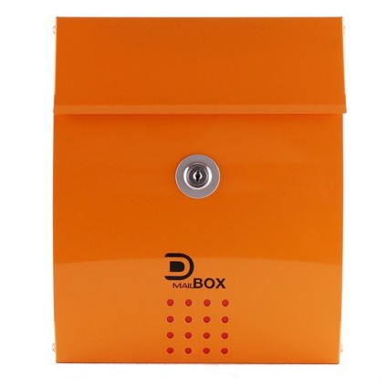 (+Promotion) ตู้จดหมาย เหล็ก D-BOX MB5102T ORANGE-BEIGE | D-BOX | MB5102T-OR ราคาถูก ตู้จดหมาย ตู้จดหมาย ส แตน เล ส ตู้จดหมาย วิน เท จ ตู้จดหมาย พลาสติก